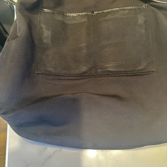 COACH 2014 ISABELLE 2 WAY Black Pebbled Leather Shoulder Crossbody Purse 34511 - Picture 7 of 8